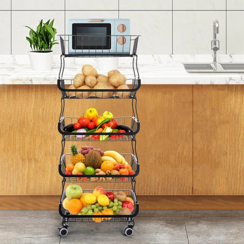 Kitchen Racks: Peffele 3-Tiers Storage Shelf – GKW Retail