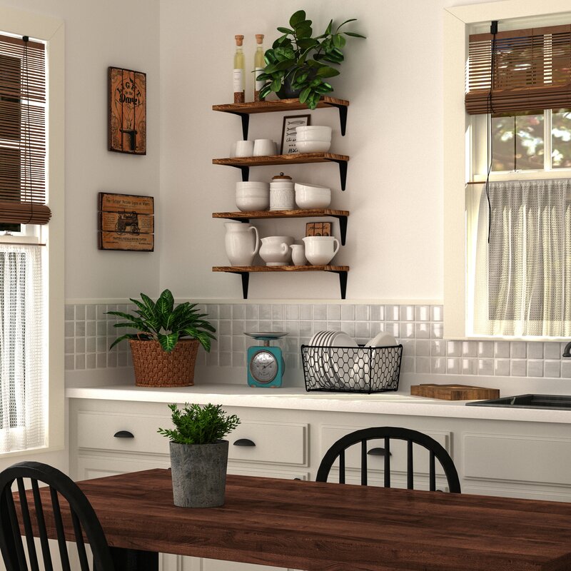Kitchen Shelves Design: Buy ☑️ Wall Kitchen Shelves Online In India At Best  Prices! – GKW Retail
