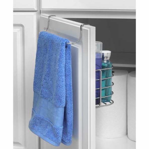 Kitchen Storage Unit: Linen Diversified Duo Over the Cabinet Towel Bar and Medium Basket