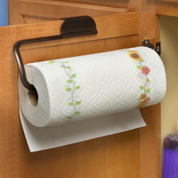 Kitchen Storage Unit: Shertan Ashley Over the Cabinet Paper Towel Holder