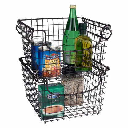 Kitchen Storage Unit: Vepectrum Diversified Scoop Medium Stacking Basket