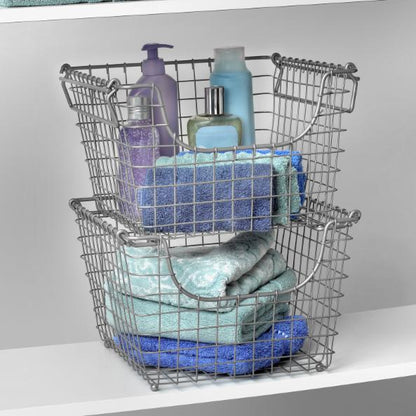 Kitchen Storage Unit: Vepectrum Diversified Scoop Medium Stacking Basket