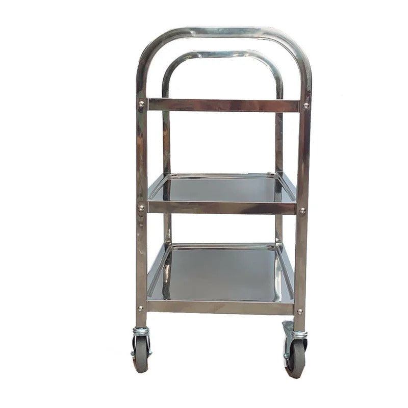 Kitchen Trolley: 30'' Rolling Stainless Steel Cart