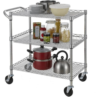 Kitchen Trolley: 30'' Standard Kitchen Cart
