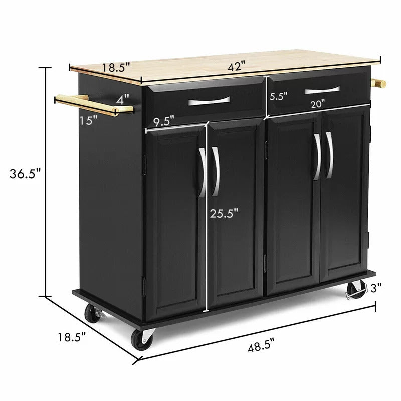  Kitchen Trolley: 48.5 Kitchen Trolley Cart 