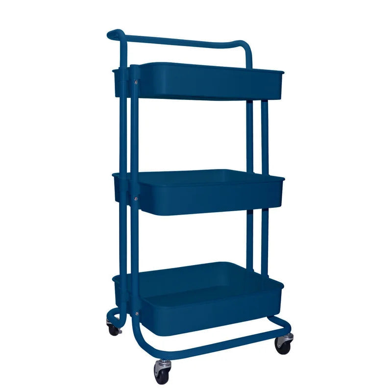 Kitchen Trolley: Trolley Kitchen Cart with Wheels 3 Layers