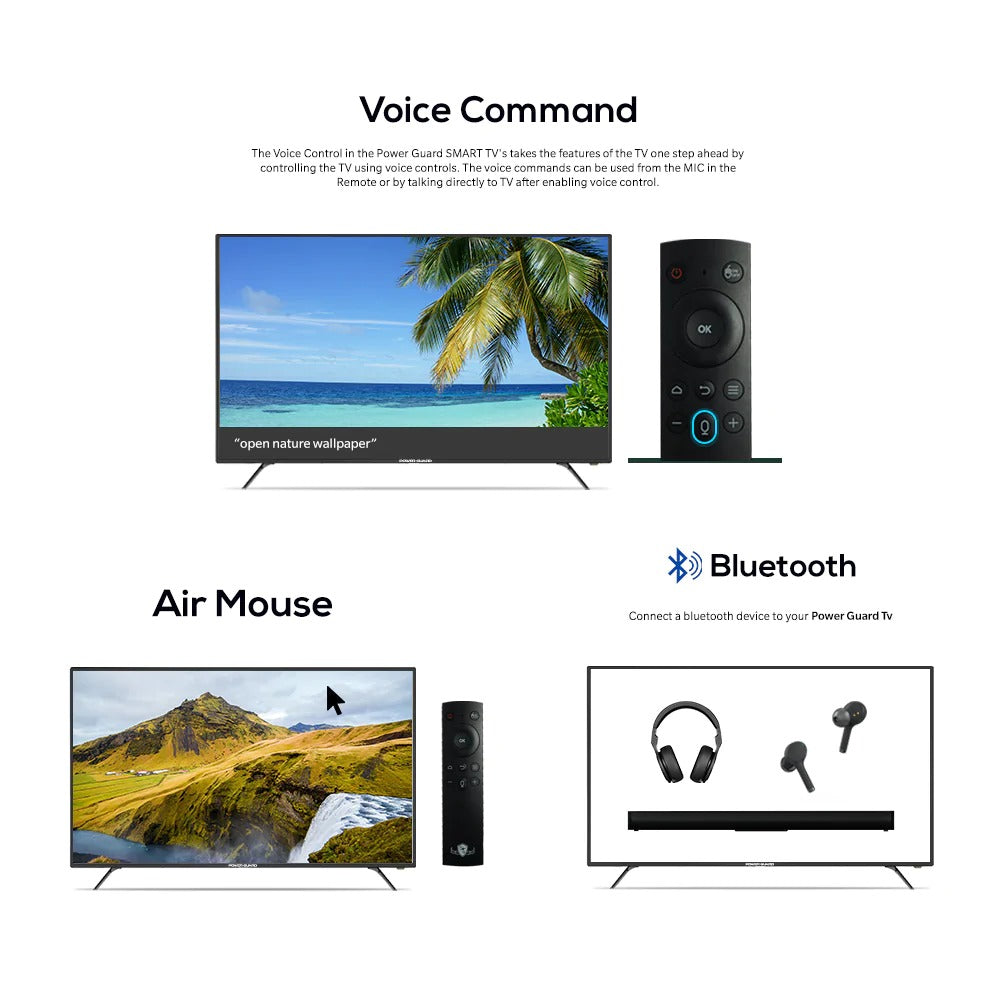 LED TV: Power Guard 215 cm ( 85 Inch )Ultra HD (4K) LED Smart Android TV (PG 85 4K)