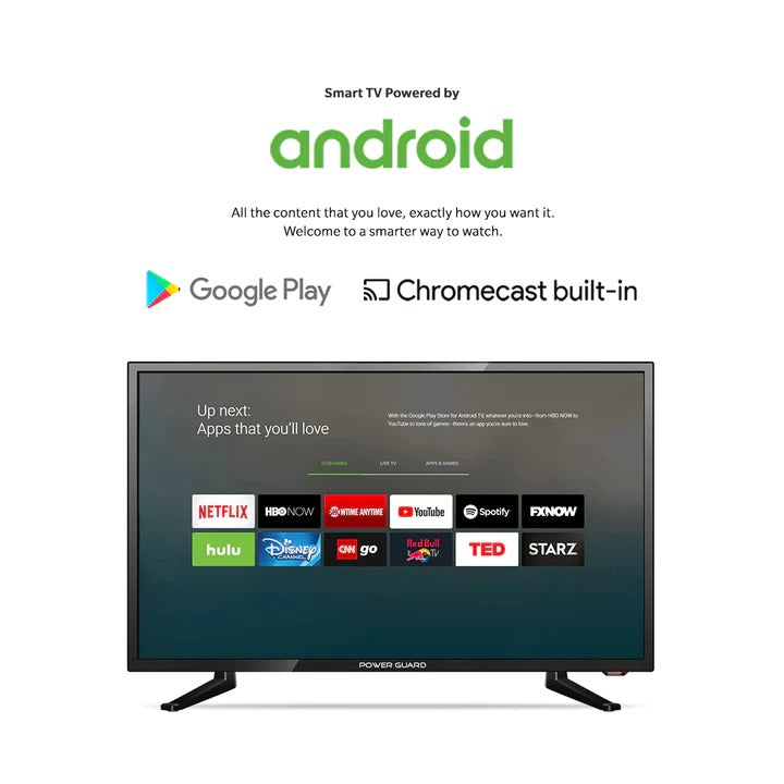 LED TV Power Guard 60 cm (24 inch) HD Ready LED Smart Android TV (PG 24 S)