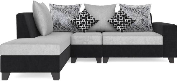 L Shape Sofa Set:- Home style Fabric Sofa Set (Grey)