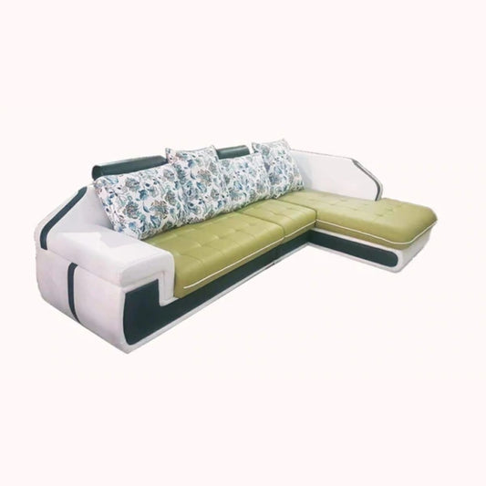 L Shape Sofa Set- Leatherette Sectional 