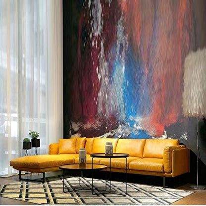 L Shape Sofa Set- Luxury Modern Sectional Leatherette Sofa Set (Yellow)