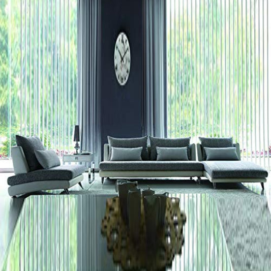 L Shape Sofa Set- Luxury Sectional Fabric Sofa Set (Grey)
