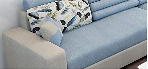 L Shape Sofa Set:- Hardwood Modern Fabric Sofa Set