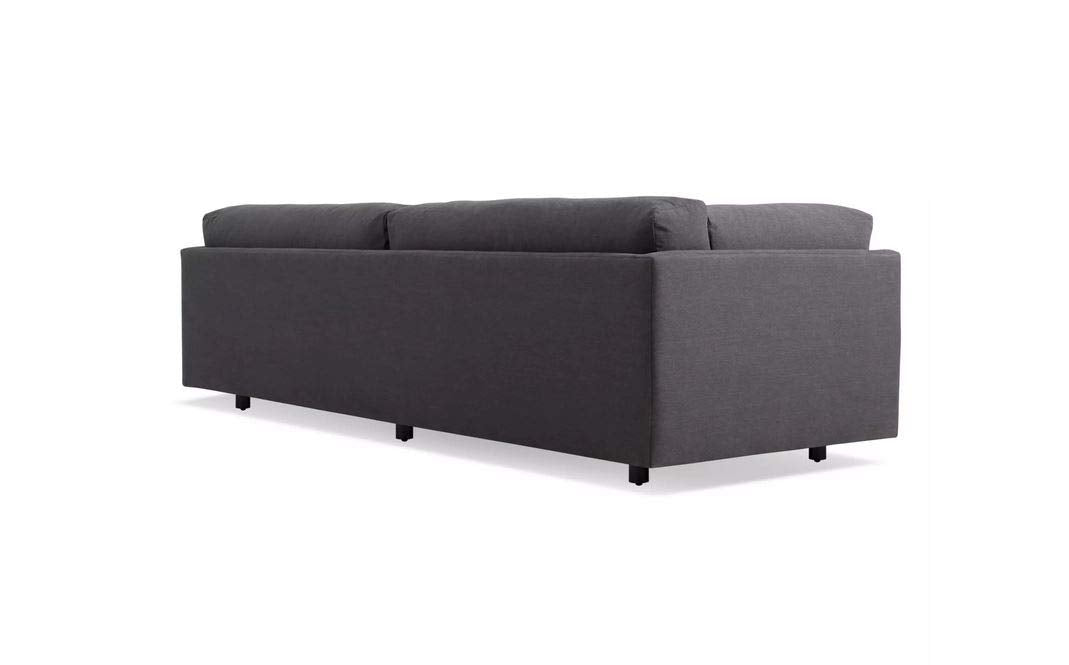 3 Seater Sofa Set:- Star Fabric Sofa Set  (Dark Slate Grey)