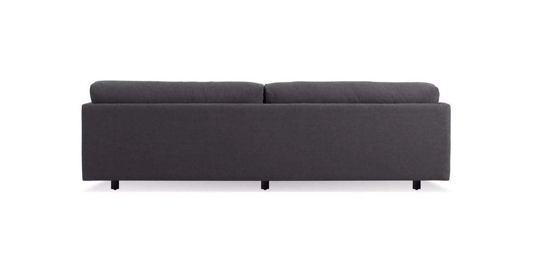 3 Seater Sofa Set:- Star Fabric Sofa Set  (Dark Slate Grey)