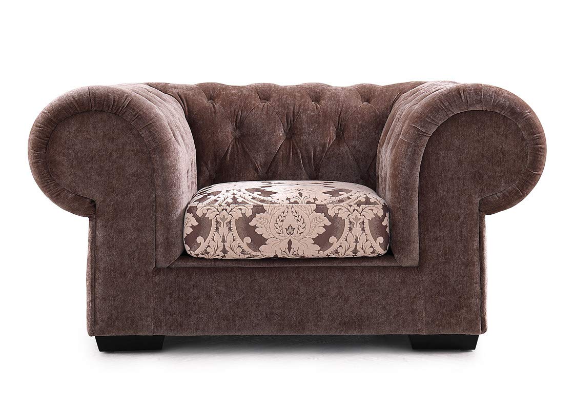 6 Seater Sofa Set:-  Alden Transitional (3+2+1) Hardwood Fabric Sofa Set (Standard Size, Brown)