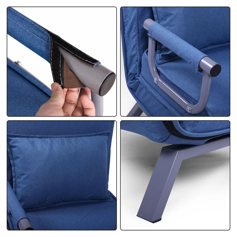 Lounge Chair: Demon Chaise Lounge Sofas Folding Arm Chair Convertible Sleeper Chair