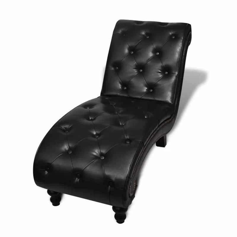 Lounge Chair: Genofet Chesterfield Chaise Lounge