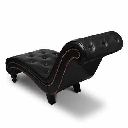 Lounge Chair: Genofet Chesterfield Chaise Lounge