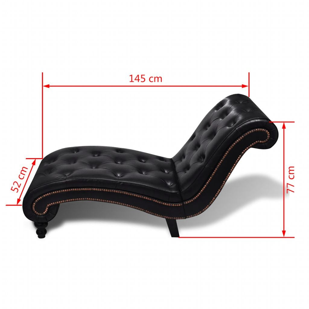 Lounge Chair Genofet Chesterfield Chaise Lounge