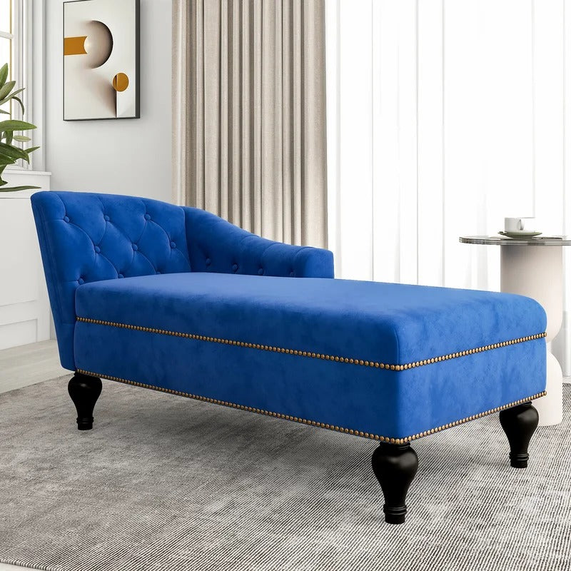 Royal blue 2024 chaise lounge chair