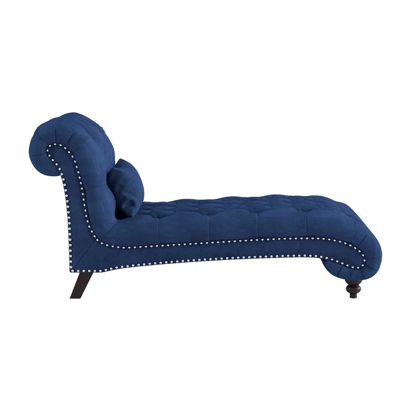 Lounge Chair: Leftoh Tufted Armless Chaise Lounge