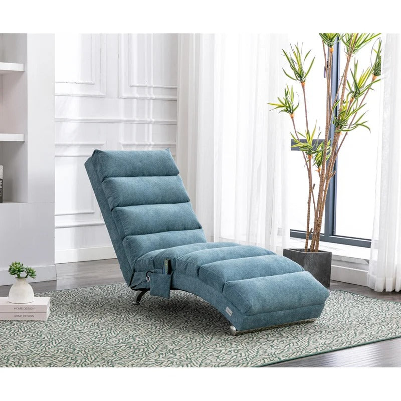 Lounge Chair: Wenom Armless Reclining Chaise Lounge