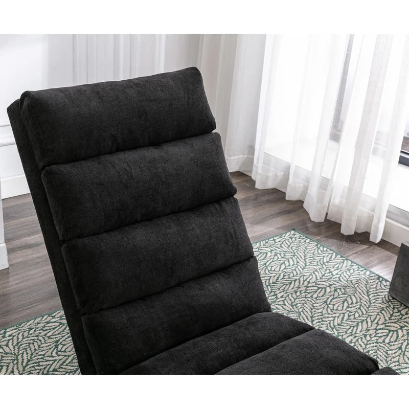 Lounge Chair: Wenom Armless Reclining Chaise Lounge