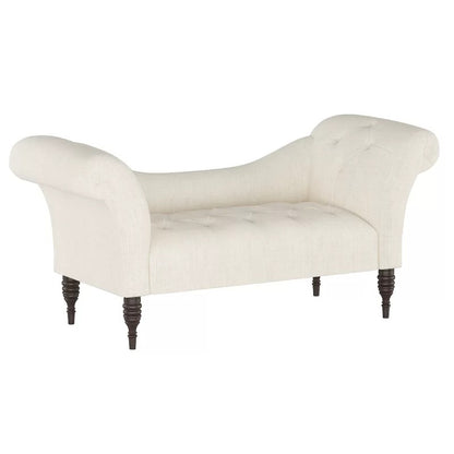 Lounge Chair: Wenya Tufted Rolled Arms Chaise Lounge