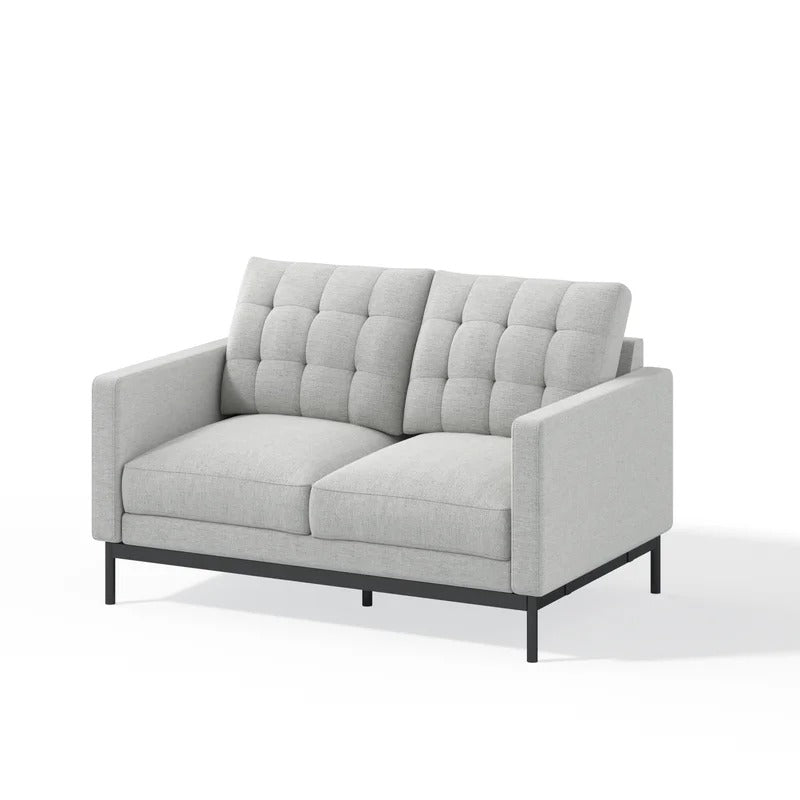 Loveseat: 53.5'' Square Arm Loveseat