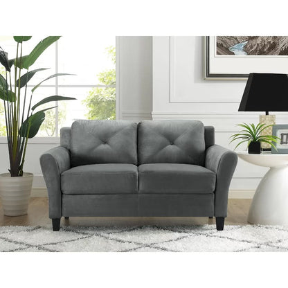 Loveseat: 57.9'' Round Arm Loveseat