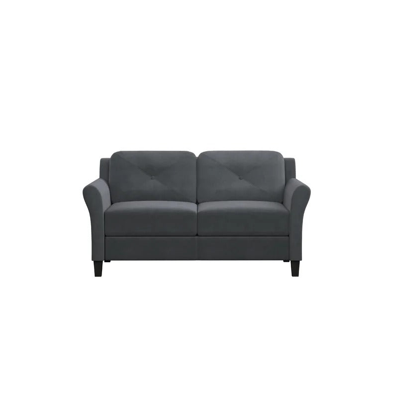 Loveseat: 57.9'' Round Arm Loveseat