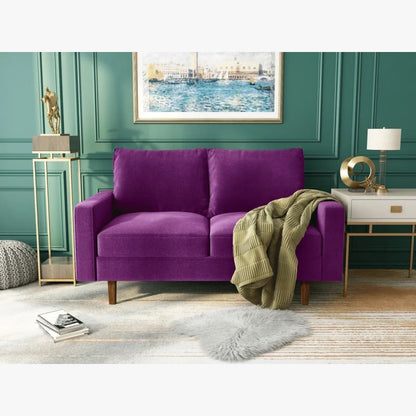 Loveseat:  57.9'' Square Arm Loveseat Sofa