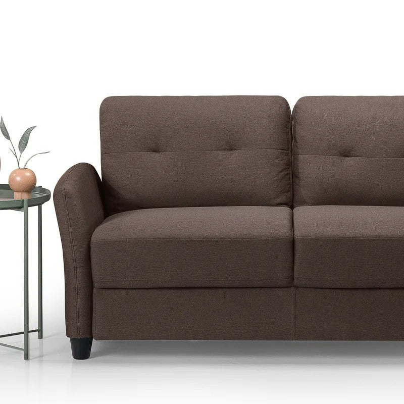 Loveseat: 62.2'' Flared Arm Loveseat Sofa