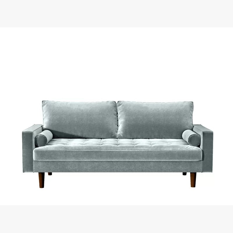 Loveseat: 69.68'' Velvet Square Arm Sofa