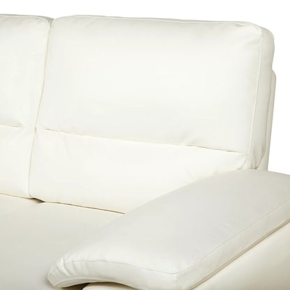 3 Seater Sofa:- Mahi Leatherette Office Sofa Set