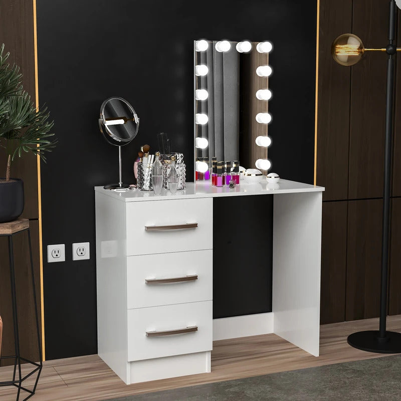 Makeup Vanity: Alan Vanity with Light Bulbs