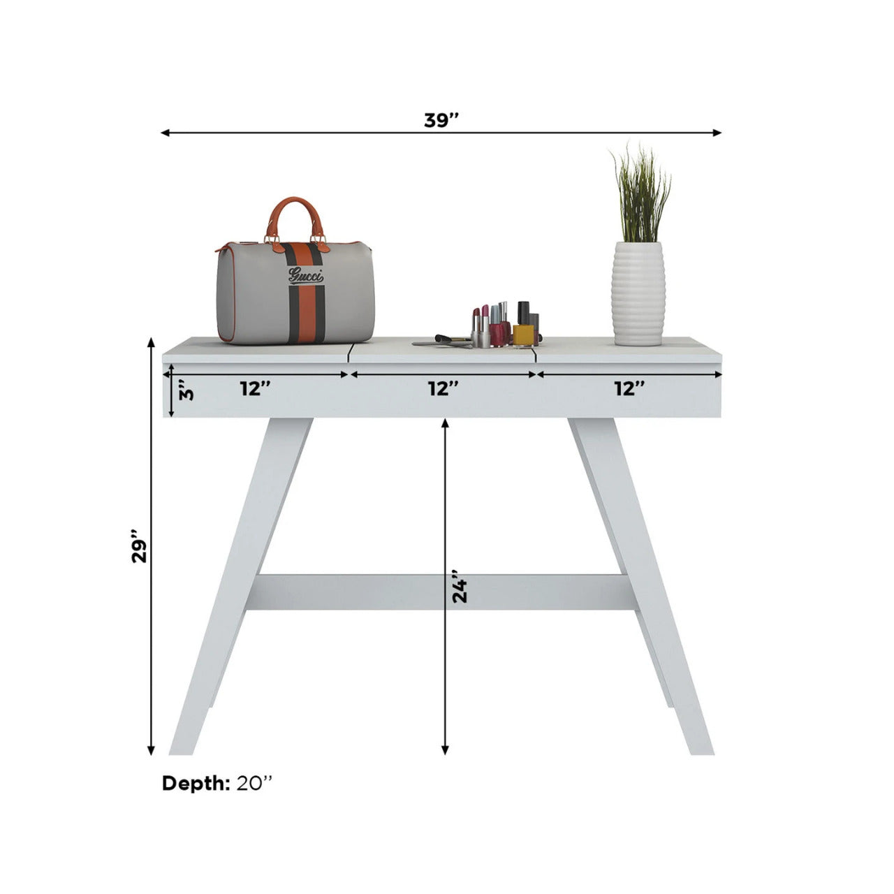 Makeup Vanity : Kerry Vanity Dressing Table