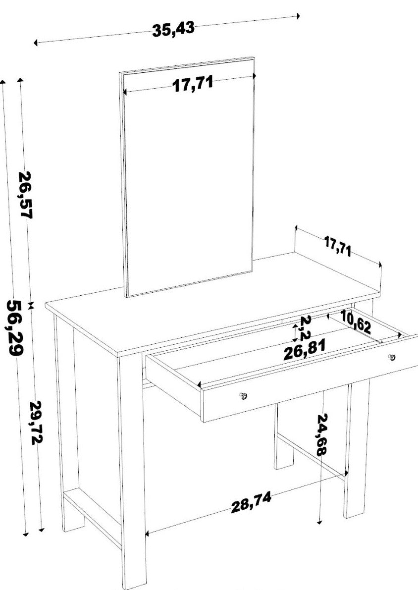 Details More Than 155 Standard Height Of Dressing Table - Jtcvietnam.edu.vn