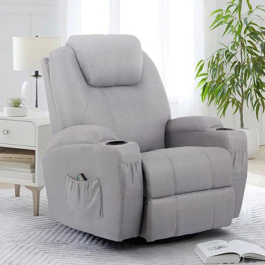 Massage Chairs: Grey 360° Massage Chair With Heating