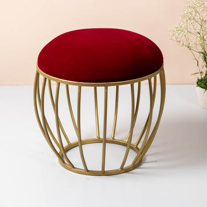 Metallic Stools : Wine Cage Ottoman