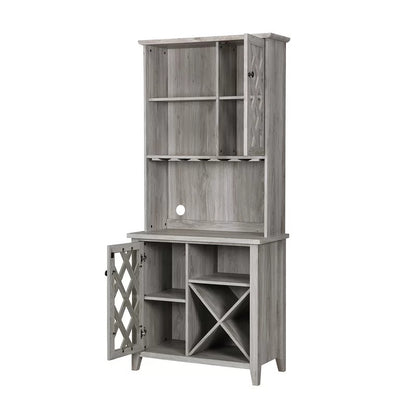 Microwave Stands : Allen 72" Kitchen Pantry & Hutch Cabinets