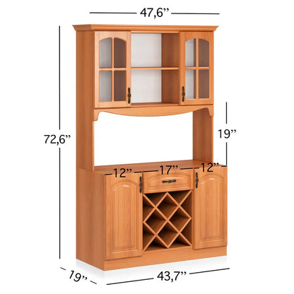 Microwave Stands : Ritz 73" Kitchen Pantry & Hutch Cabinets