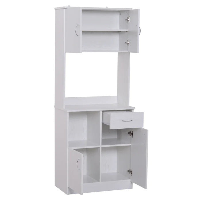 Microwave Stands: Home Styles 69'' Kitchen Pantry & Hutch cabinets