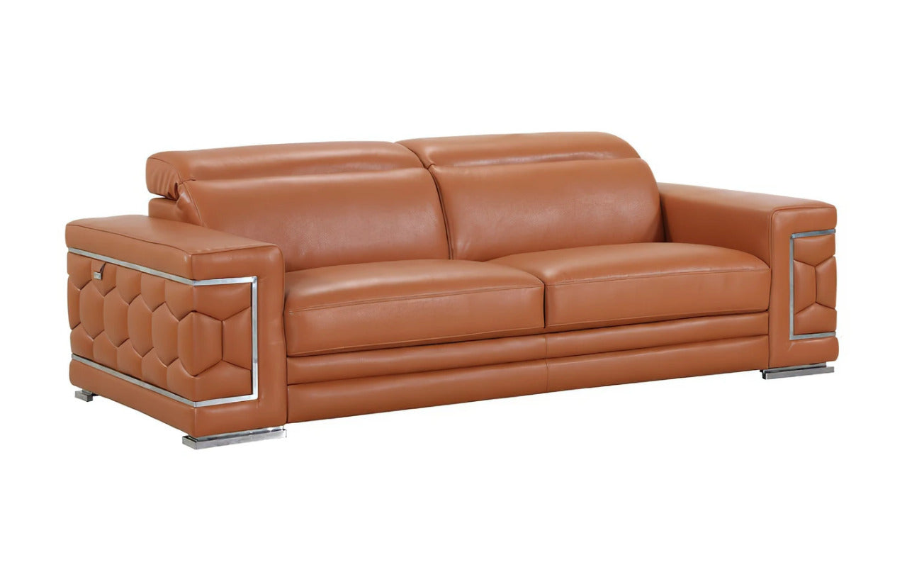 Modern Sofa Set: 5 Seater Leatherette Sofa Set