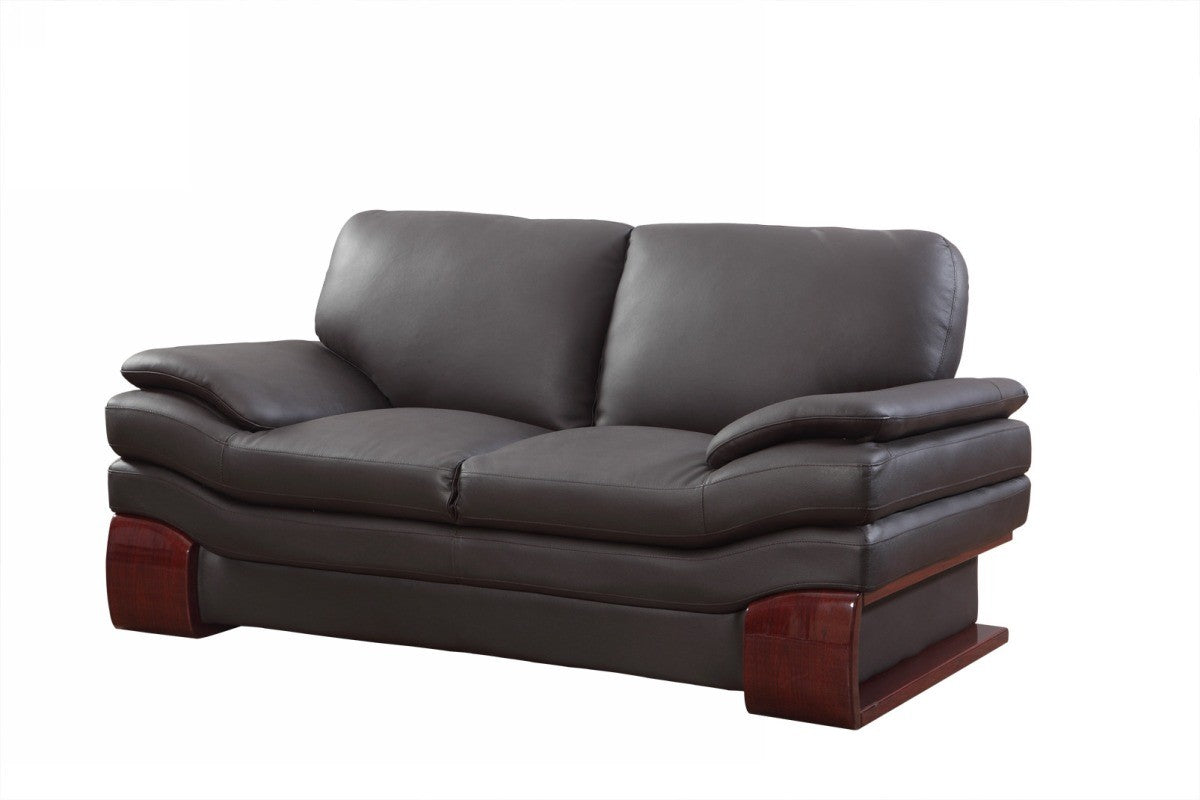 Modern Sofa Set: 5 Seater Leatherette Sofa Set