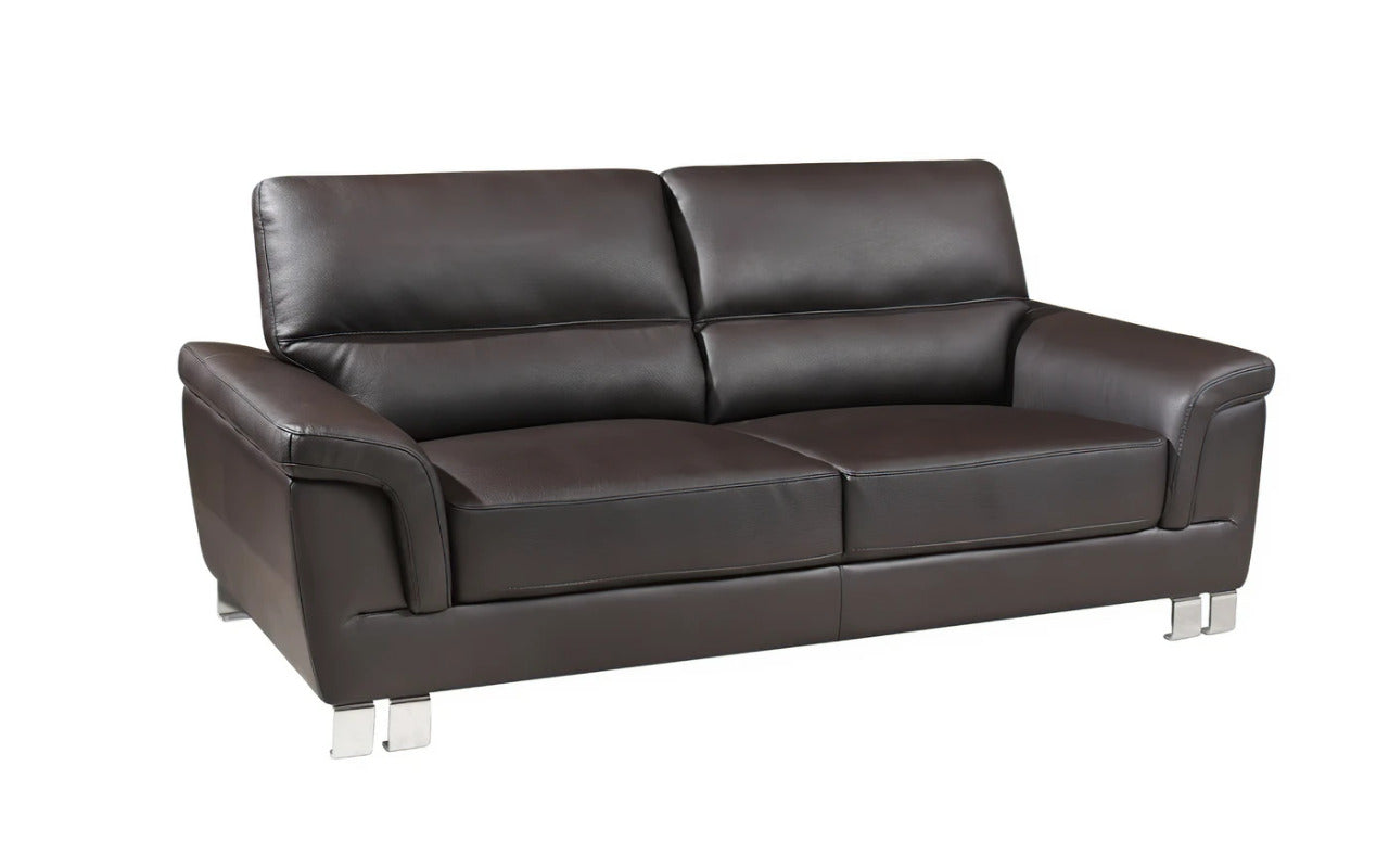 Modern Sofa Set: Leather 5 Seater Sofa Set