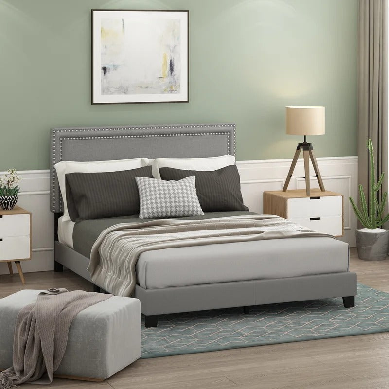 Modular Bed : Keni Upholstered Platform Bed