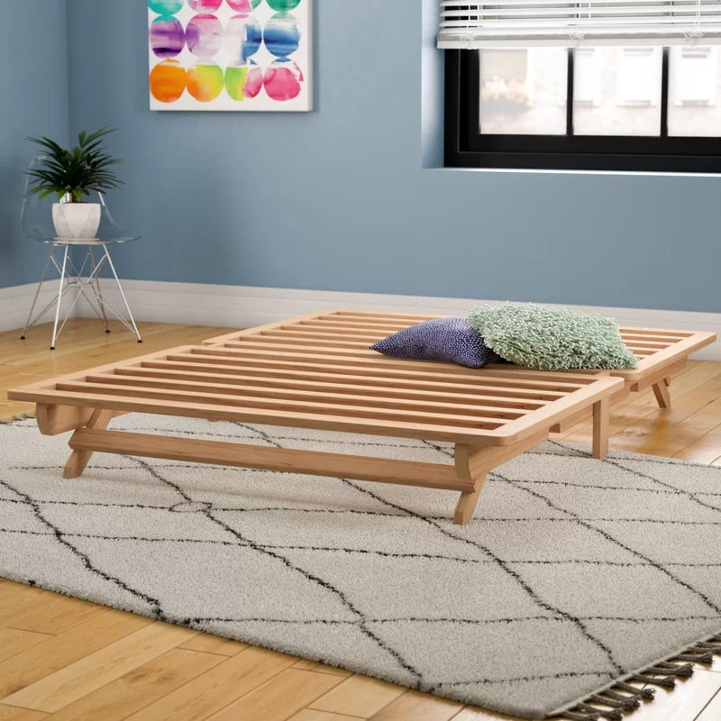 Modular Bed : Liza Solid Wood Platform Bed