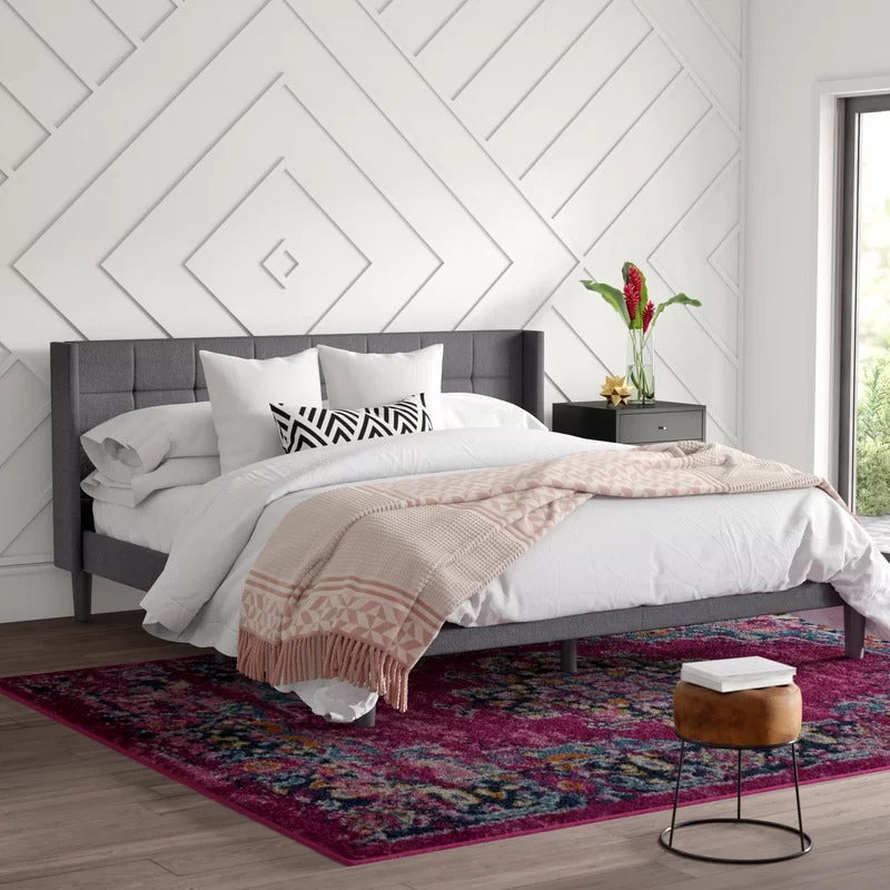 Modular Bed : Maria Upholstered Platform Bed